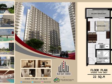 PRESELLING 22 sqm studio condo for sale in WJV Tower Lapulapu Cebu