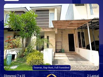 Dijual Rumah Dian Istana Moca Verbana Surabaya SHM Siap Huni Terawat Full Furnished