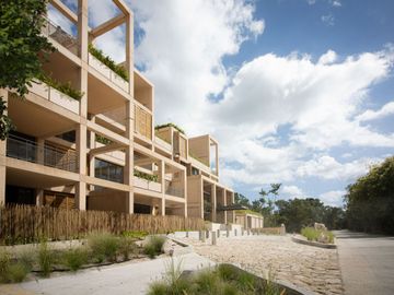 Departamentos en venta en playa del carmen con 2 habitaciones en una comunidad exclusiva