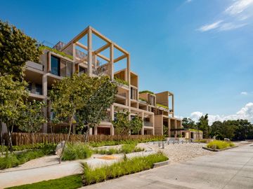 Departamentos en venta en playa del carmen con 2 habitaciones en una comunidad exclusiva