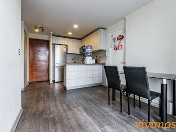 2 Dormitorios + 2 Baños en Independencia, Metro Cal y Canto.