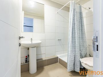 2 Dormitorios + 2 Baños en Independencia, Metro Cal y Canto.