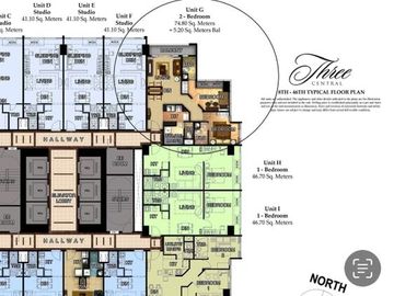 Three Central Tower | Perfect Blend of Comfort and Style! Fully furnished 2 Bedroom Condominium for Sale in Salcedo Village, Valero, Makati City
