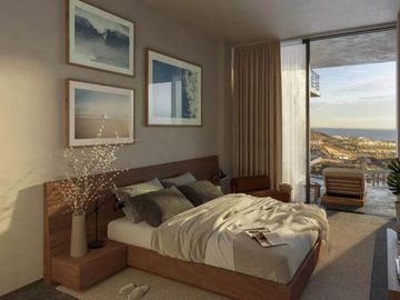 Condo con balcón y alberca, terraza, pre-construcción,  en venta, San José del Cabo