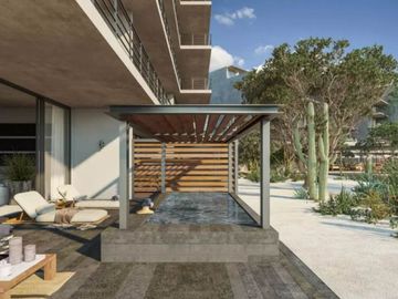 Condo con balcón y alberca, terraza, pre-construcción,  en venta, San José del Cabo