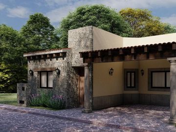 Casa de 1 piso, 210 m2, 3 recámaras, seguridad amenidades, San Miguel de Allende