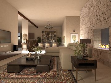 Casa de 1 piso, 210 m2, 3 recámaras, seguridad amenidades, San Miguel de Allende