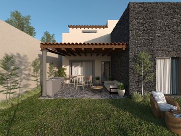 Casa de 1 piso, 210 m2, 3 recámaras, seguridad amenidades, San Miguel de Allende