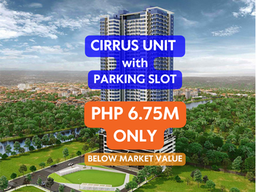 Cirrus Studio with Parking Slot Unit For Sale