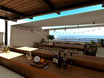 Condo con vista al océano y  alberca privada en venta Huatulco.