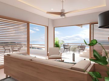 Condo con vista al océano y  alberca privada en venta Huatulco.