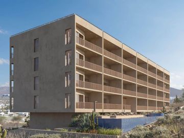 Departamento con alberca,  gym,  parque para niños, pre-construccion,  El Tezal, Cabo San Lucas.