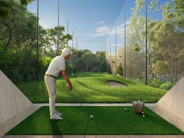 Penthouse con roof top, alberca privada, Range de Golf, pickleball, venta, Playacar, Playa del Carmen.