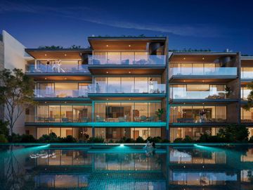 Penthouse con roof top, alberca privada, Range de Golf, pickleball, venta, Playacar, Playa del Carmen.