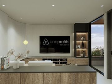 Seaside Serenity: Stylish Apartment Steps from Balangan Beach