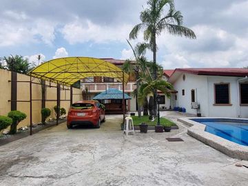 1296sqm Corner  Lot  with 4 units 2-storey apartment and Bungalow House with pool for SALE in Malabanias Angeles City Pampanga