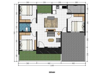 Arshaka Townhouse Hunian Asri dekat Pasar Sleman