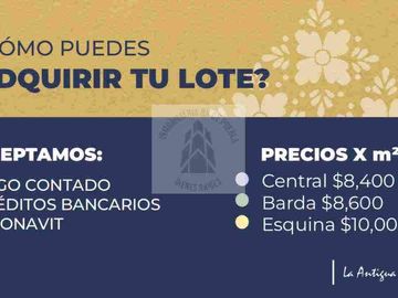 Venta terrenos en San Andrés Cholula La Antigua Actipan . con amenidades  financiamiento directo cerca del colegio intercanadiense prepa UPAEP juzgados  de cholula y juzgados