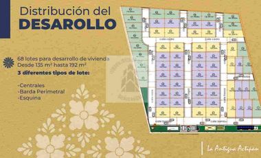 Venta terrenos en San Andrés Cholula La Antigua Actipan . con amenidades  financiamiento directo cerca del colegio intercanadiense prepa UPAEP juzgados  de cholula y juzgados