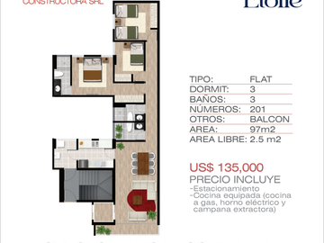 PRE VENTA DEPARTAMENTO, URB. BANCARIOS, JOSE LUIS BUSTAMANTE Y RIVERO