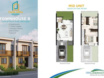 CASA MIRA HOMES ORMOC - B MODEL MIDDLE UNIT- TOWNHOUSE in Brgy. Luna, Ormoc City, Leyte