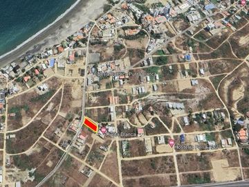 Venta de Terreno esquinero en el sector Punta Blanca, entrada 5, Santa Elena