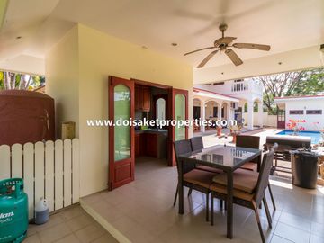 (HS332-04) Outstanding 4-Bedroom Family Home with Swimming Pool for Sale in Luang Nuea, Doi Saket