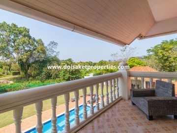 (HS332-04) Outstanding 4-Bedroom Family Home with Swimming Pool for Sale in Luang Nuea, Doi Saket