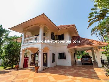 (HS332-04) Outstanding 4-Bedroom Family Home with Swimming Pool for Sale in Luang Nuea, Doi Saket