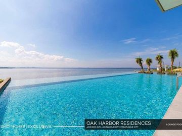 Oak Harbor Residences RFO 1 2 Bedroom Condo in Marina Bay Jackson Avenue Asiaworld City Parañaque Near SM Mall of Asia Uniwide Coastal Mall Pagcor Ent