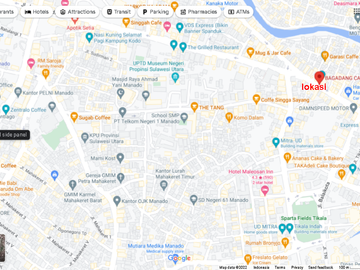 Tanah Toko Kos Aktif Murah Super Strategis Sudirman Pusat Manado Jarang ada