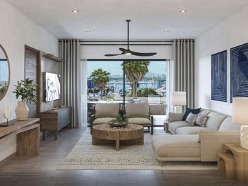 Condominio con jacuzzi, alberca, gimnasio, en venta Puerto los Cabos.