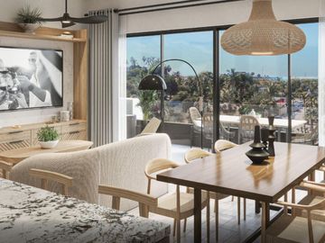 Condominio con jacuzzi, alberca, gimnasio, en venta Puerto los Cabos.