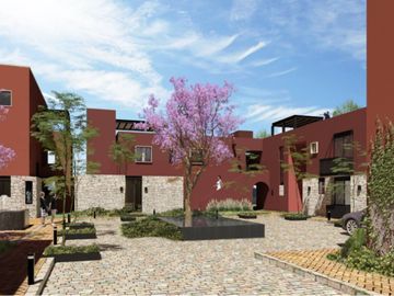 Departamento  con jardín, y jacuzzi privado, venta, la Lejona, San Miguel de Allende