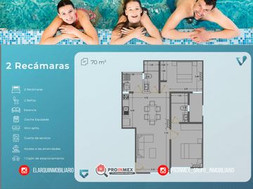 VENTA | DEPARTAMENTOS FRACC JOYAS DE MOCAMBO A 2 MINUTOS PLAZA AMERICAS