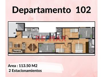 ID: 1063220 - Departamento Estreno + 2 Cocheras- En 1Er Piso - Frente Al Parque