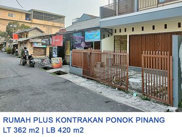 Rumah Murah Bonus Kontrakan di Pondok Pinang, Jakarta Selatan