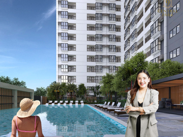 Preselling Prime-Corner 1-bedroom unit with balcony, with maid's room (66 SQM - 3rd floor) in 9 Central Park - First every residential tower in NGC - 