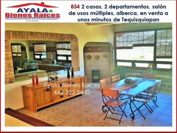 CASA EN VENTA EN QUERETARO. A 20 MINUTOS DE TEQUISQUIAPAN $17,200,000. EL BUEN GUSTO Y LA COMODIDAD EN UN SOLO LUGAR