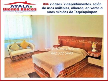 CASA EN VENTA EN QUERETARO. A 20 MINUTOS DE TEQUISQUIAPAN $17,200,000. EL BUEN GUSTO Y LA COMODIDAD EN UN SOLO LUGAR