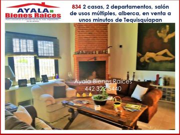 CASA EN VENTA EN QUERETARO. A 20 MINUTOS DE TEQUISQUIAPAN $17,200,000. EL BUEN GUSTO Y LA COMODIDAD EN UN SOLO LUGAR