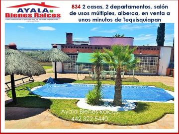 CASA EN VENTA EN QUERETARO. A 20 MINUTOS DE TEQUISQUIAPAN $17,200,000. EL BUEN GUSTO Y LA COMODIDAD EN UN SOLO LUGAR