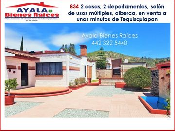CASA EN VENTA EN QUERETARO. A 20 MINUTOS DE TEQUISQUIAPAN $17,200,000. EL BUEN GUSTO Y LA COMODIDAD EN UN SOLO LUGAR