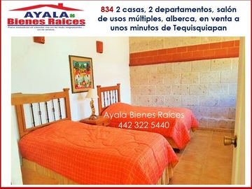 CASA EN VENTA EN QUERETARO. A 20 MINUTOS DE TEQUISQUIAPAN $17,200,000. EL BUEN GUSTO Y LA COMODIDAD EN UN SOLO LUGAR