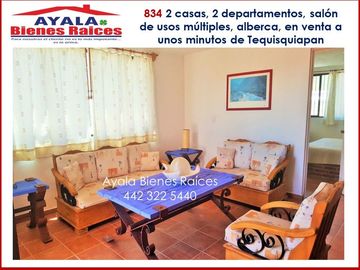 CASA EN VENTA EN QUERETARO. A 20 MINUTOS DE TEQUISQUIAPAN $17,200,000. EL BUEN GUSTO Y LA COMODIDAD EN UN SOLO LUGAR