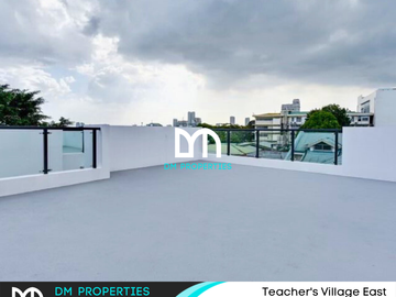 For Sale: 3-Storey Townhouse with Roof Deck in Teacher's Village East, Quezon City