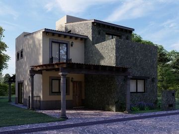 Casa de 1 planta con 3 rec y estudio en Magnolia Residencial Sn Miguel d Allende