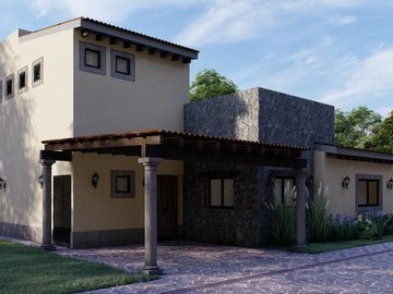 Casa de 1 planta con 3 rec y estudio en Magnolia Residencial Sn Miguel d Allende