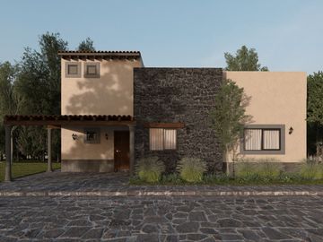 Casa de 1 planta con 3 rec y estudio en Magnolia Residencial Sn Miguel d Allende