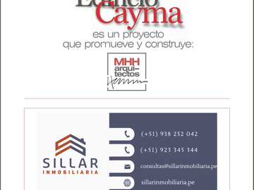 PREVENTA DEPARTAMENTO, URB. QUINTA SAMAY, CAYMA